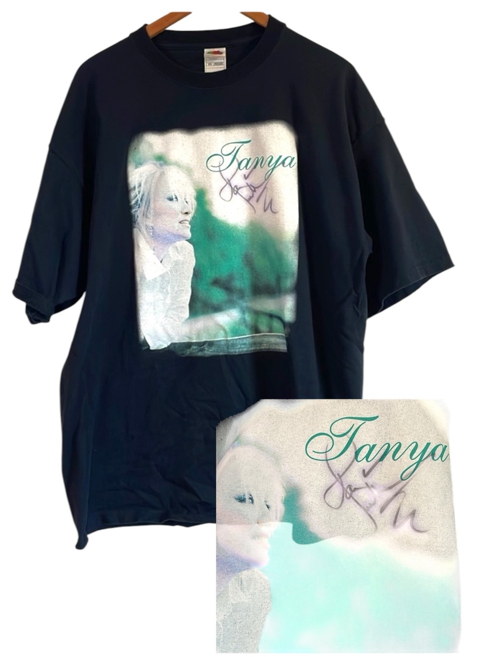 Tanya Tucker Autographed T-Shirt XXL Tour Country Short Sleeve 2002 Merch